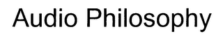 AUDIO PHILOSOPHY logo