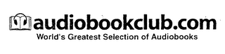 AUDIOBOOKCLUB.COM WORLD'S GREATEST SELECTION OF AUDIOBOOKS logo