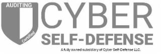 AUDITING CERTIFIED CYBER SELF DEFENSE A FULLY OWNED SUBSIDIARY OF CYBER SELF DEFENSE LLC. logo