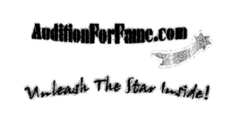 AUDITIONFORFAME.COM UNLEASH THE STAR INSIDE! logo