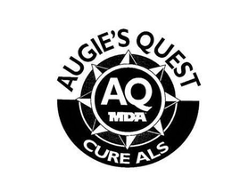 AUGIE'S QUEST AQ MDA CURE ALS logo