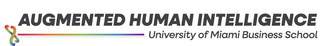AUGMENTED HUMAN INTELLIGENCE UNIVERSITY OF MIAMI BUSINESS SCHOOL logo