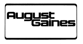 AUGUST GAINES logo
