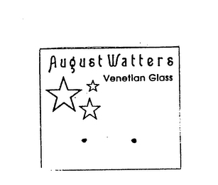 AUGUST WATTERS VENETIAN GLASS logo