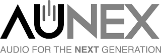 AUNEX AUDIO FOR THE NEXT GENERATION logo
