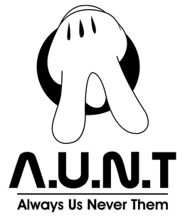 A.U.N.T. ALWAYS US NEVER THEM logo