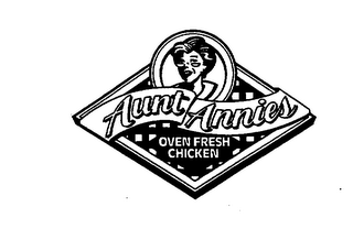 AUNT ANNIES OVEN FRESH CHICKEN logo
