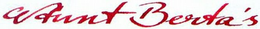 AUNT BERTA'S logo