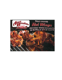 AUNT BESSIE'S FULLY COOKED HOT WINGS CHICKEN SEGMENTS IN BUFFALO STYLE SAUCE logo