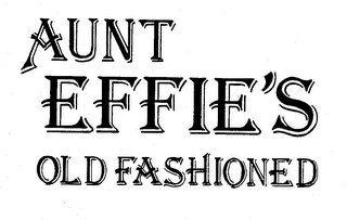 AUNT EFFIE'S OLD FASHIONED logo
