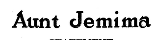 AUNT JEMIMA logo