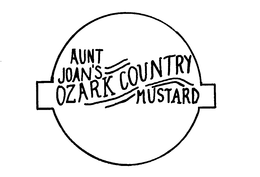 AUNT JOAN'S OZARK COUNTRY MUSTARD logo