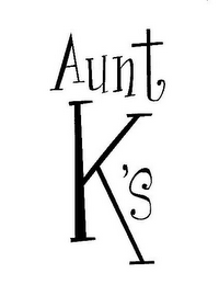 AUNT K'S logo