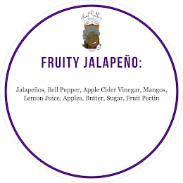 AUNT RUTH'S FRUITY JALAPENO: JALAPEÑOS, BELL PEPPER, APPLE CIDER VINEGAR, MANGOS, LEMON JUICE, APPLES, BUTTER, SUGAR, FRUIT PECTIN logo