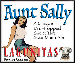 AUNT SALLY A UNIQUE DRY-HOPPED SWEET TART SOUR MASH ALE LAGUNITAS BREWING COMPANY logo