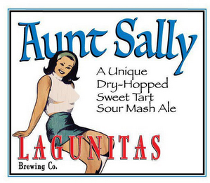 AUNT SALLY A UNIQUE DRY-HOPPED SWEET TART SOUR MASH ALE LAGUNITAS BREWING CO. logo
