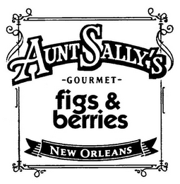 AUNT SALLY'S GOURMET FIGS & BERRIES NEW ORLEANS logo