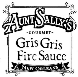 AUNT SALLY'S GOURMET GRIS GRIS FIRE SAUCE NEW ORLEANS logo