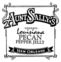AUNT SALLY'S GOURMET LOUISIANA PECAN PEPPER JELLY NEW ORLEANS logo