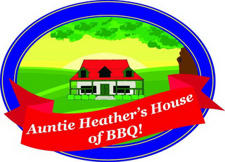 AUNTIE HEATHER'S HOUSE OF BBQ! logo