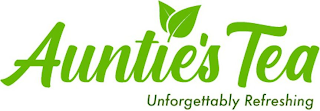 AUNTIE'S TEA UNFORGETTABLY REFRESHING logo