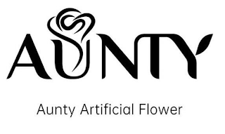 AUNTY AUNTY ARTIFICIAL FLOWER logo