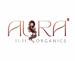 AURA 11:11 ORGANICS logo