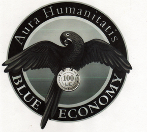 AURA HUMANITATIS BLUE ECONOMY SAINT TOLAR ONE HUNDRED WORLD EXCHANGE SCIENTIA TRADE ST 100 WE THE PEOPLE TRUST IN GOD logo