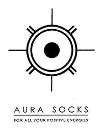 AURA SOCKS FOR ALL YOUR POSITIVE ENERGIES logo