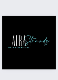 AURA STRANDS HAIR EXTENSIONS logo