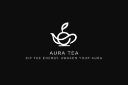 AURA TEA SIP THE ENERGY. AWAKEN YOUR AURA logo