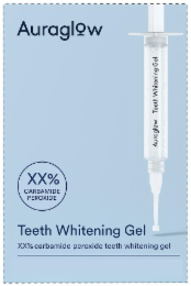 AURAGLOW TEETH WHITENING GEL XX% CARBAMIDE PEROXIDE TEETH WHITENING GEL XX% CARBAMIDE PEROXIDE AURAGLOW TEETH WHITENING GEL