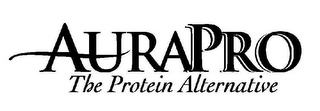 AURAPRO THE PROTEIN ALTERNATIVE logo