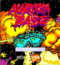 AURORA BASE START HELP HIGHSCORE EXIT logo