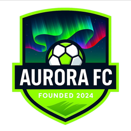 AURORA FC FOUNDED 2024 logo