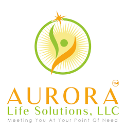 AURORA LIFE SOLUTIONS, LLC MEETING YOU AT YOUR POINT OF NEED logo