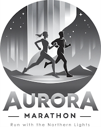 AURORA MARATHON RUN WITH THE NORTHERN LIGHTS logo