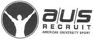 AUS RECRUIT AMERICAN UNIVERSITY SPORT logo