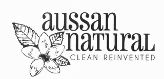 AUSSAN NATURAL CLEAN REINVENTED logo