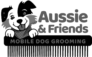 AUSSIE & FRIENDS MOBILE DOG GROOMING logo