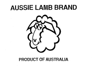 AUSSIE LAMB BRAND PRODUCT OF AUSTRALIA logo