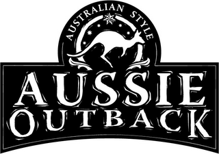 AUSSIE OUTBACK AUSTRALIAN STYLE logo