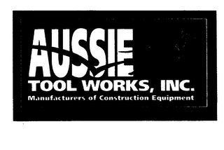 AUSSIE TOOL WORKS, INC. MANUFACTURERS OF CONSTRUCTION EQUIPMENT logo
