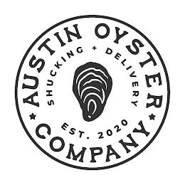 AUSTIN OYSTER COMPANY SHUCKING + DELIVERY EST. 2020 logo