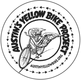AUSTIN'S YELLOW BIKE PROJECT AUSTINYELLOWBIKE.ORG logo