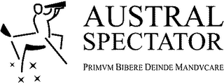 AUSTRAL SPECTATOR PRIMVM BIBERE DEINDE MANDVCARE logo