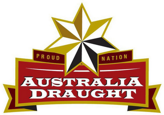 AUSTRALIA DRAUGHT PROUD NATION logo