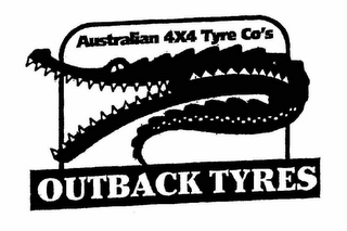 AUSTRALIAN 4X4 TYRE CO'S OUTBACK TYRES logo