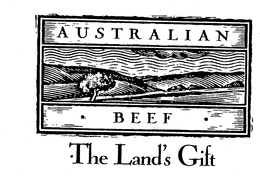 AUSTRALIAN BEEF THE LAND'S GIFT logo
