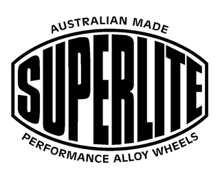 AUSTRALIAN MADE SUPERLITE PERFORMANCE ALLOY WHEELS logo